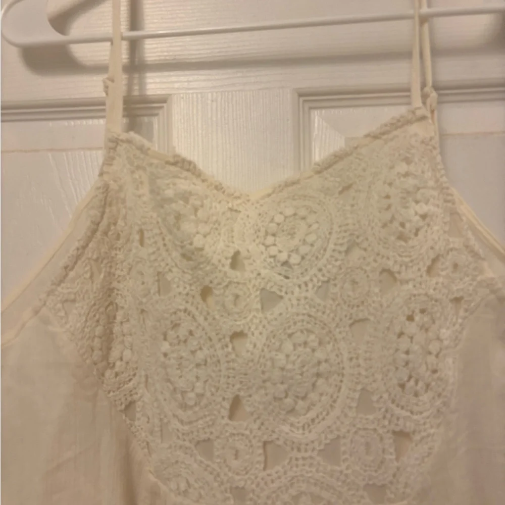 ASOS Design Cream Crop-top